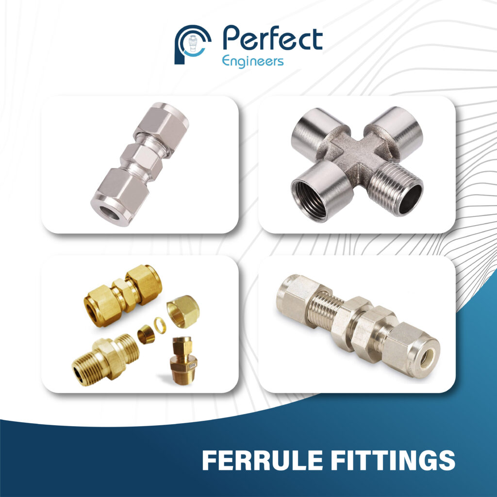 Ferrule Fittings Manufacturer in India | SS, Brass & PVC Types