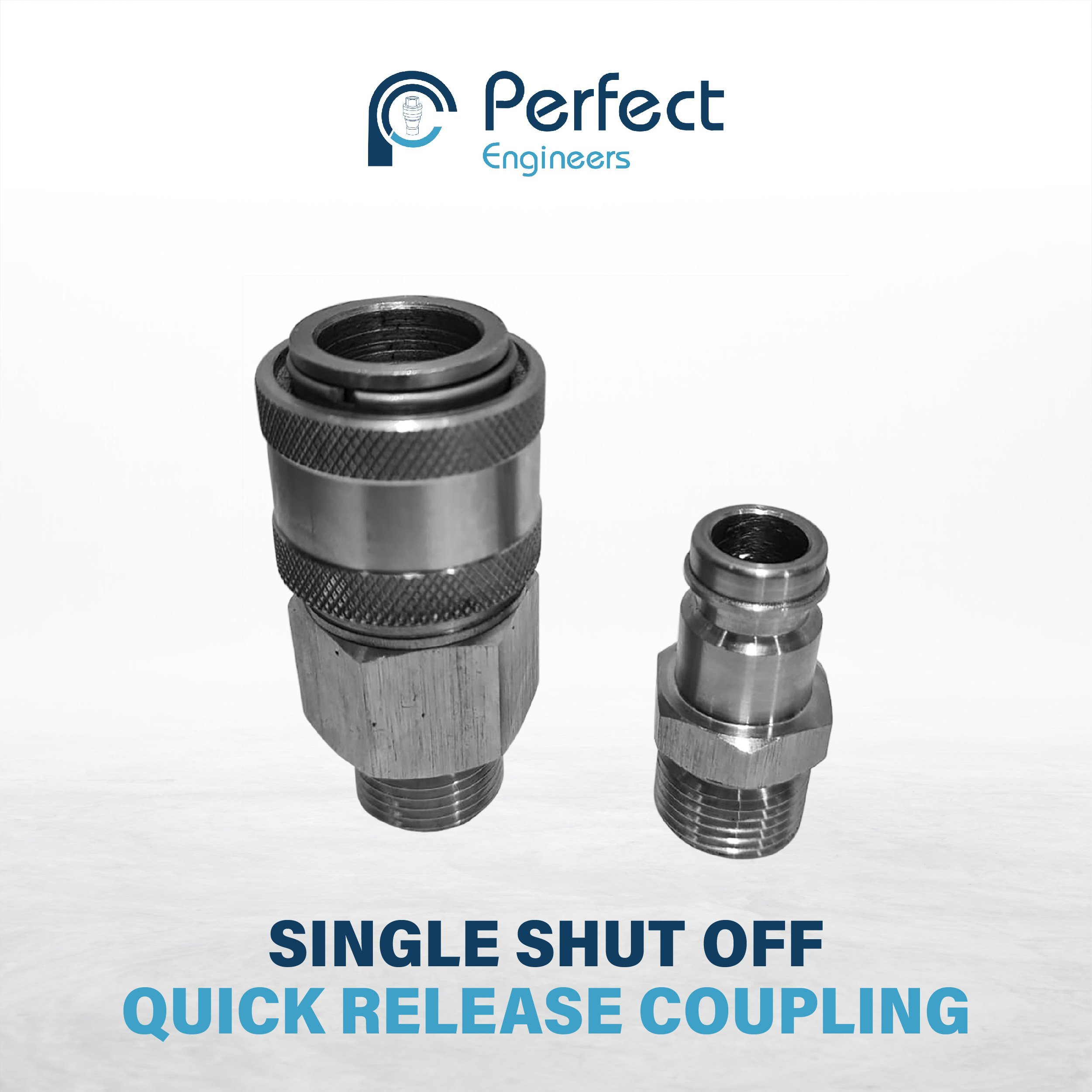 Single Shut-Off Quick Release Coupling